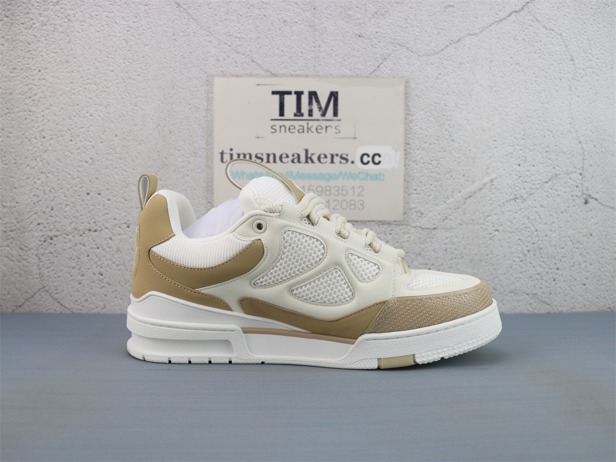 LV Skate Sneaker Beige White